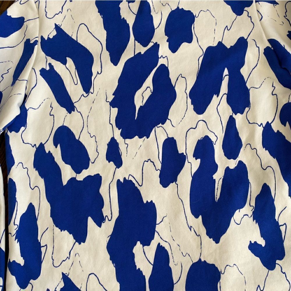 Adidas x Zoe Saldana All Over Abstract Graphic Print Crew Neck Large NWT - Picture 7 of 7